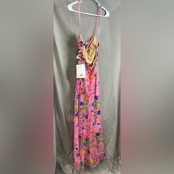 MAC DUGGAL 68067 Embellished Lace Strappy Column Gown - Picture 6 of 7